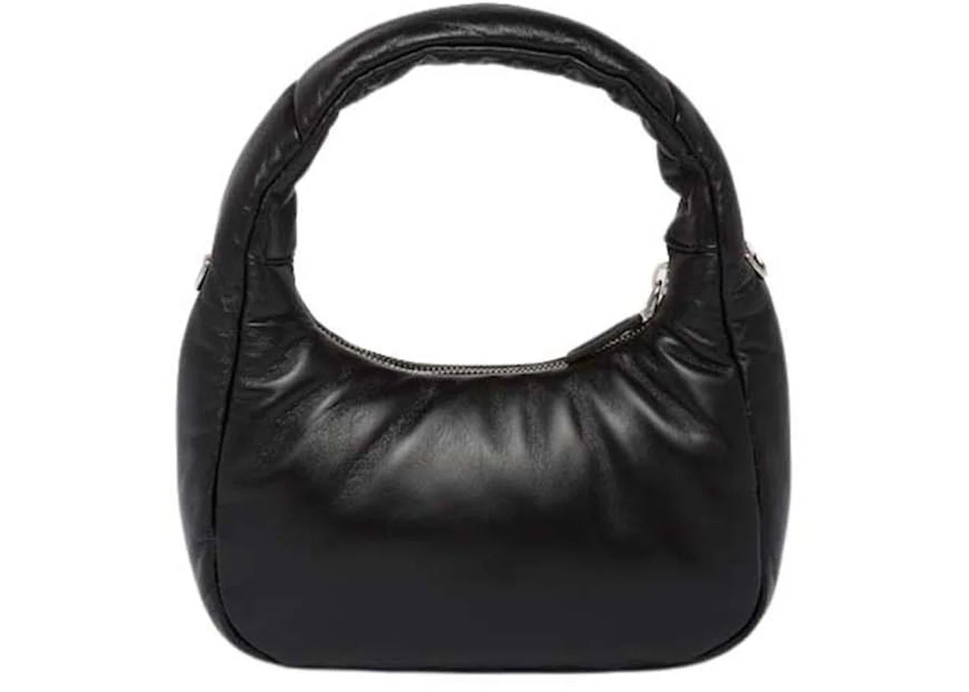prada soft padded nappa-leather mini bag black