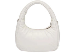 prada soft padded nappa-leather mini bag white