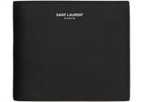 Saint Laurent Paris East/West Wallet With Coin Purse De Poudre Embossed Black