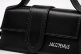 Jacquemus Black with silver Initials Le Grand Bambino(with dustbag only)