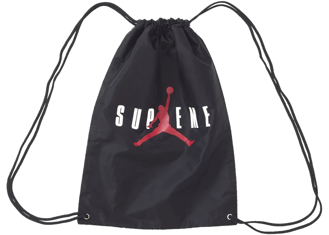Supreme Jordan Drawstring Bag Black