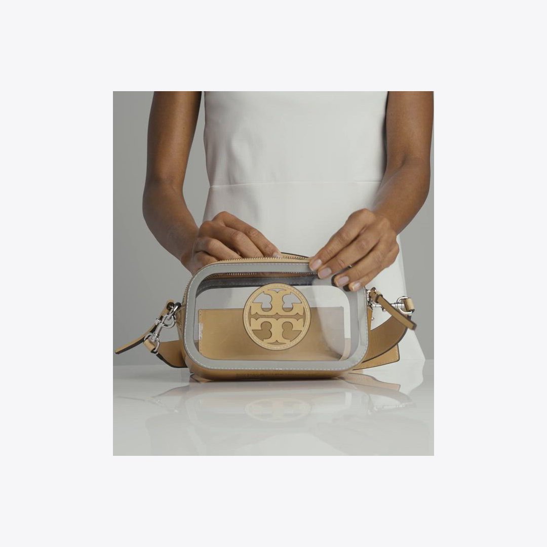 Tory Burch Mini Miller Clear Crossbody Bag Clear
