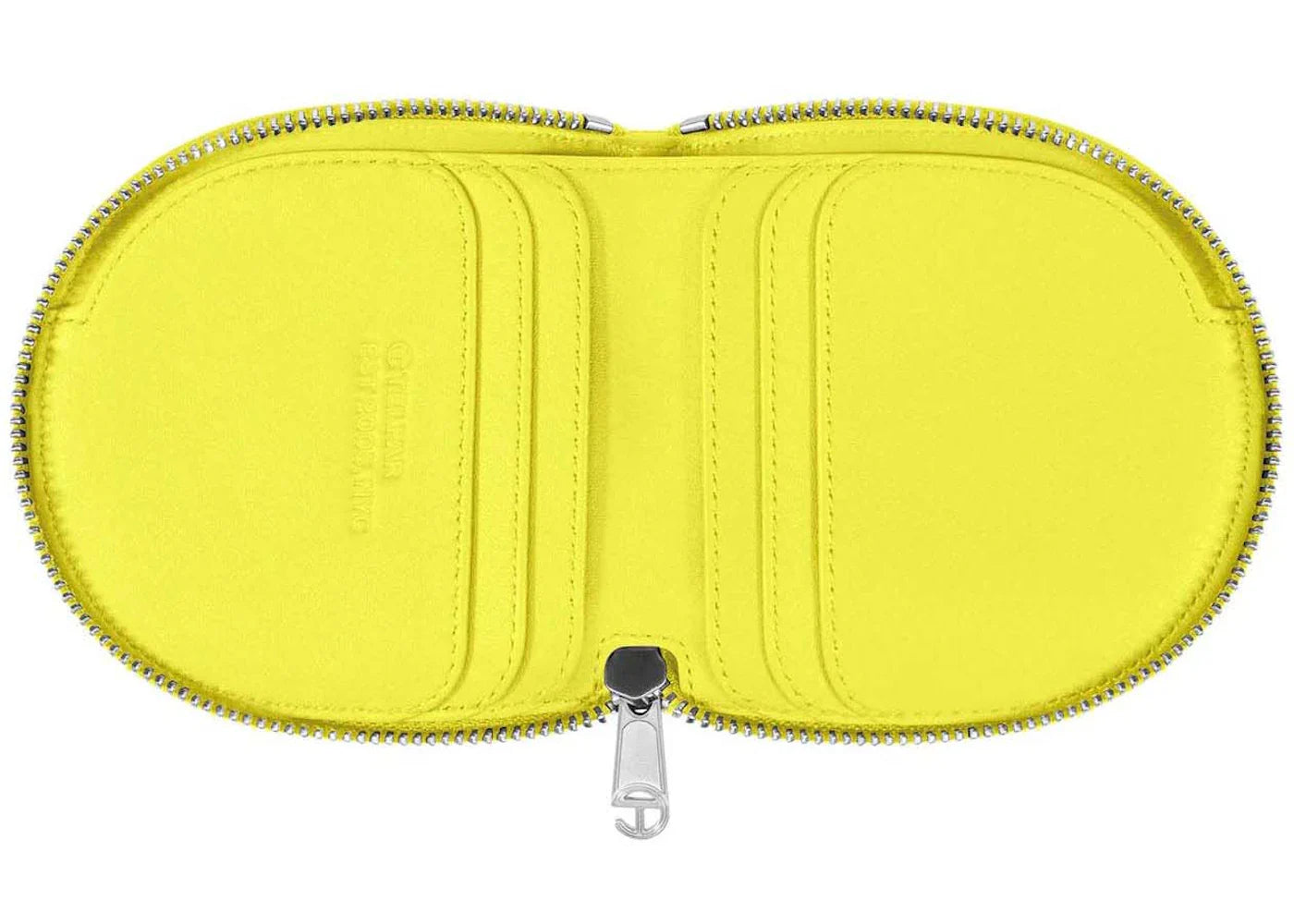 telfar wallet highlighter yellow