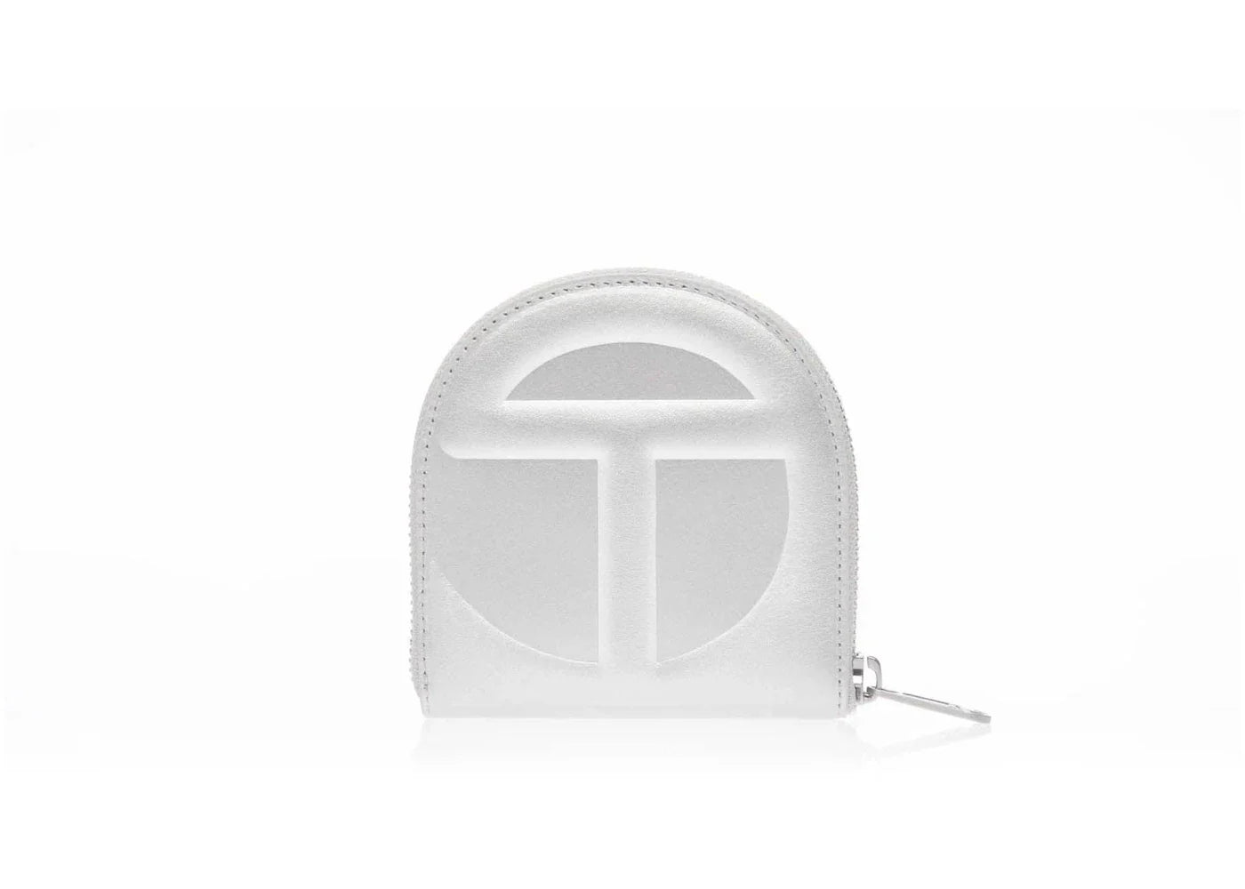 telfar wallet silver