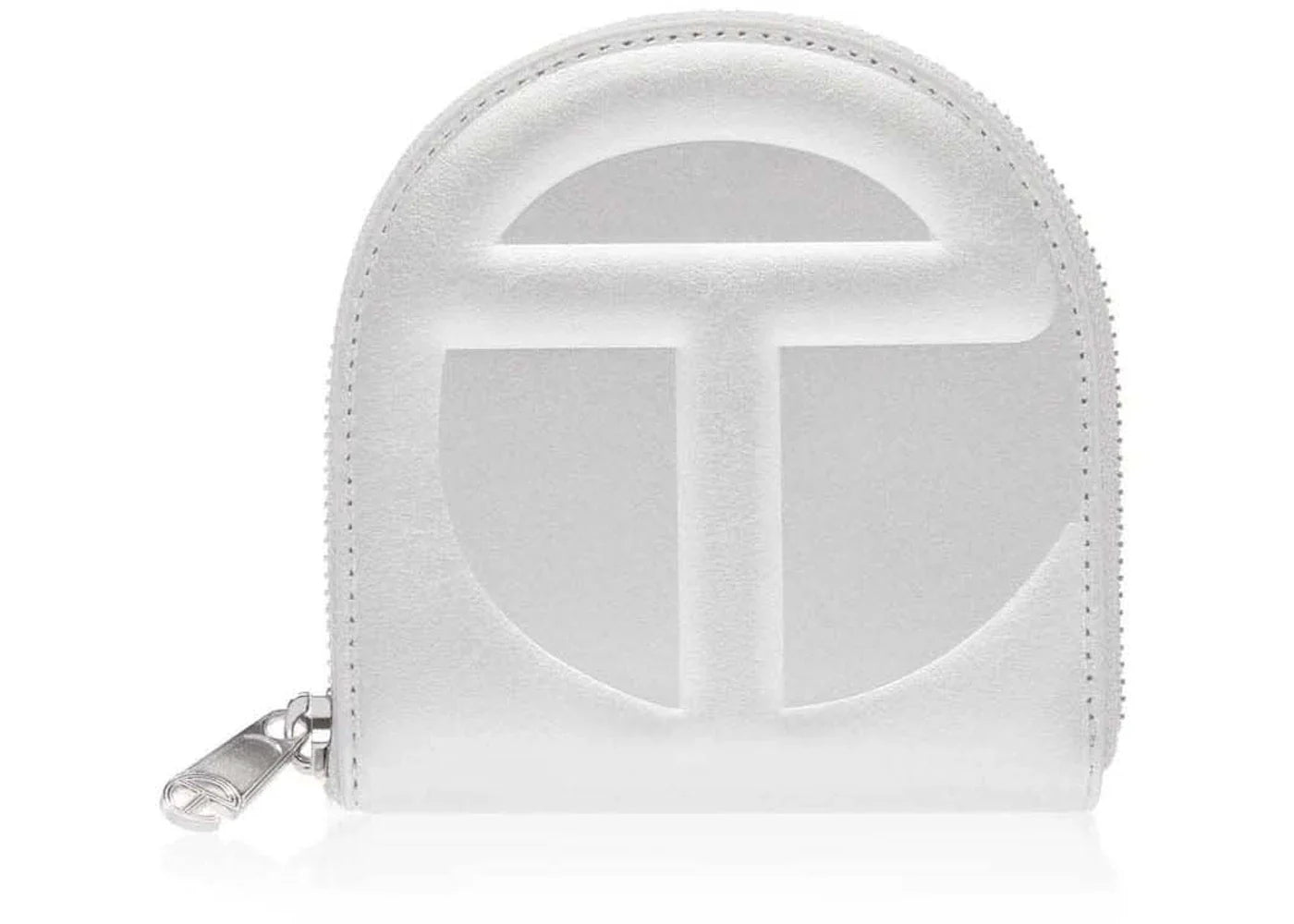 telfar wallet silver