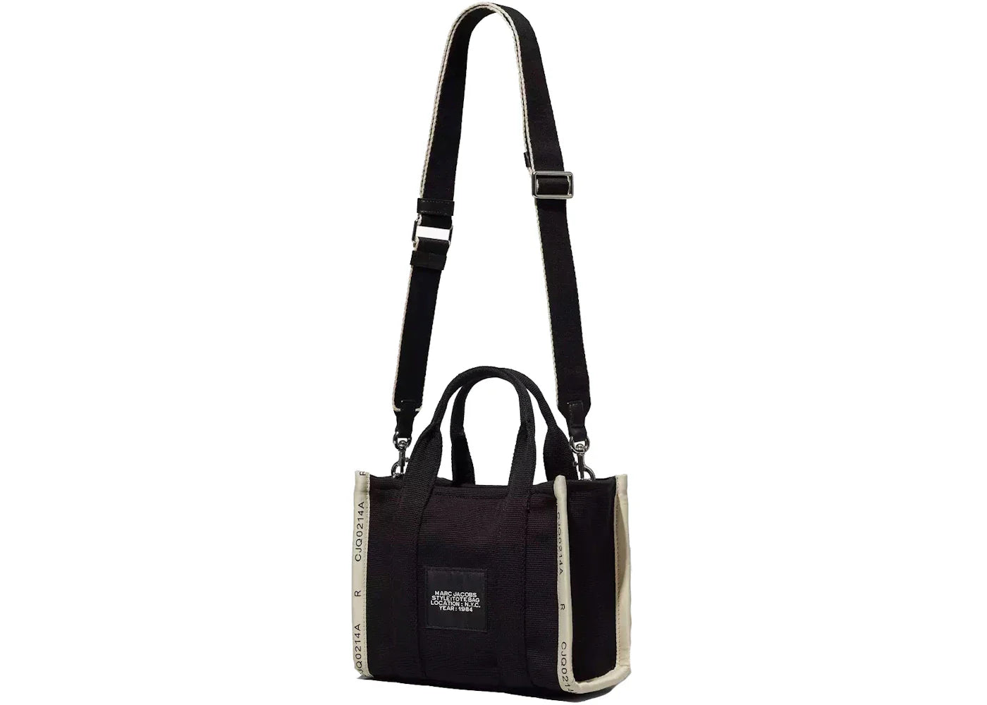 Marc Jacobs Jacquard Small Tote Bag Black