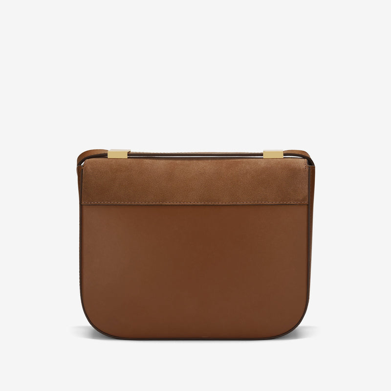 DeMellier The Vancouver deep tan suede & tan smooth