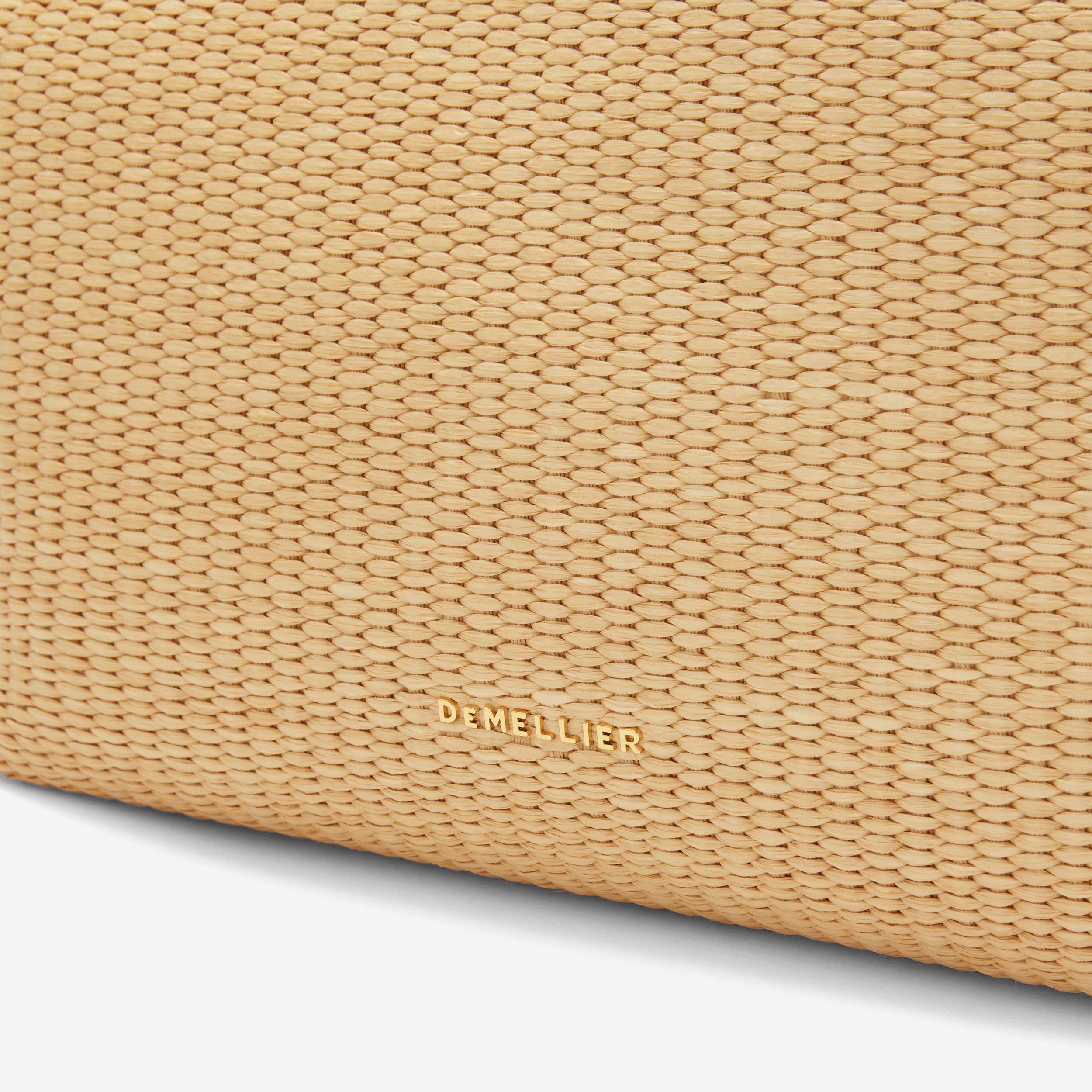 DeMellier The Miami warm raffia black smooth