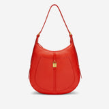 DeMellier The Siena Hobo poppy red small grain