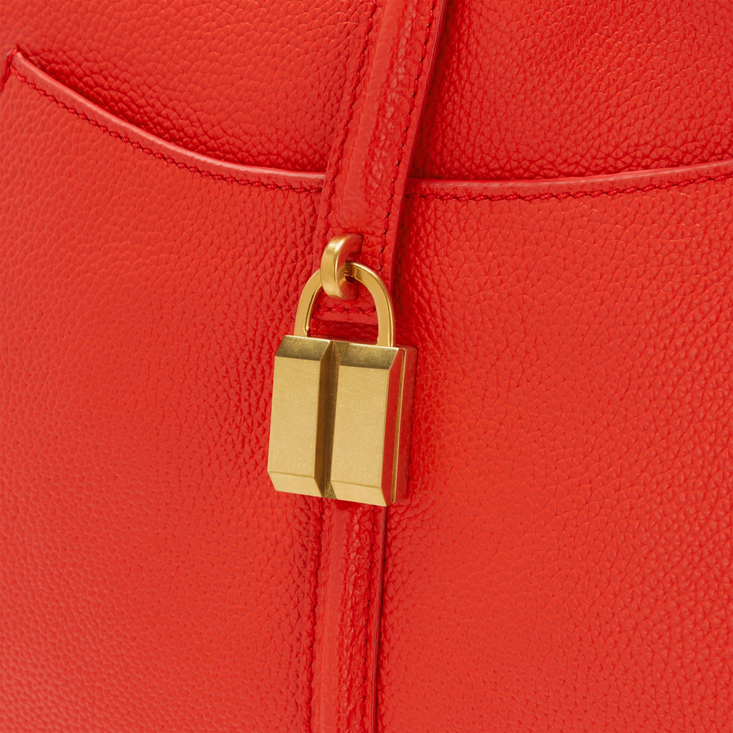 DeMellier The Siena Hobo poppy red small grain