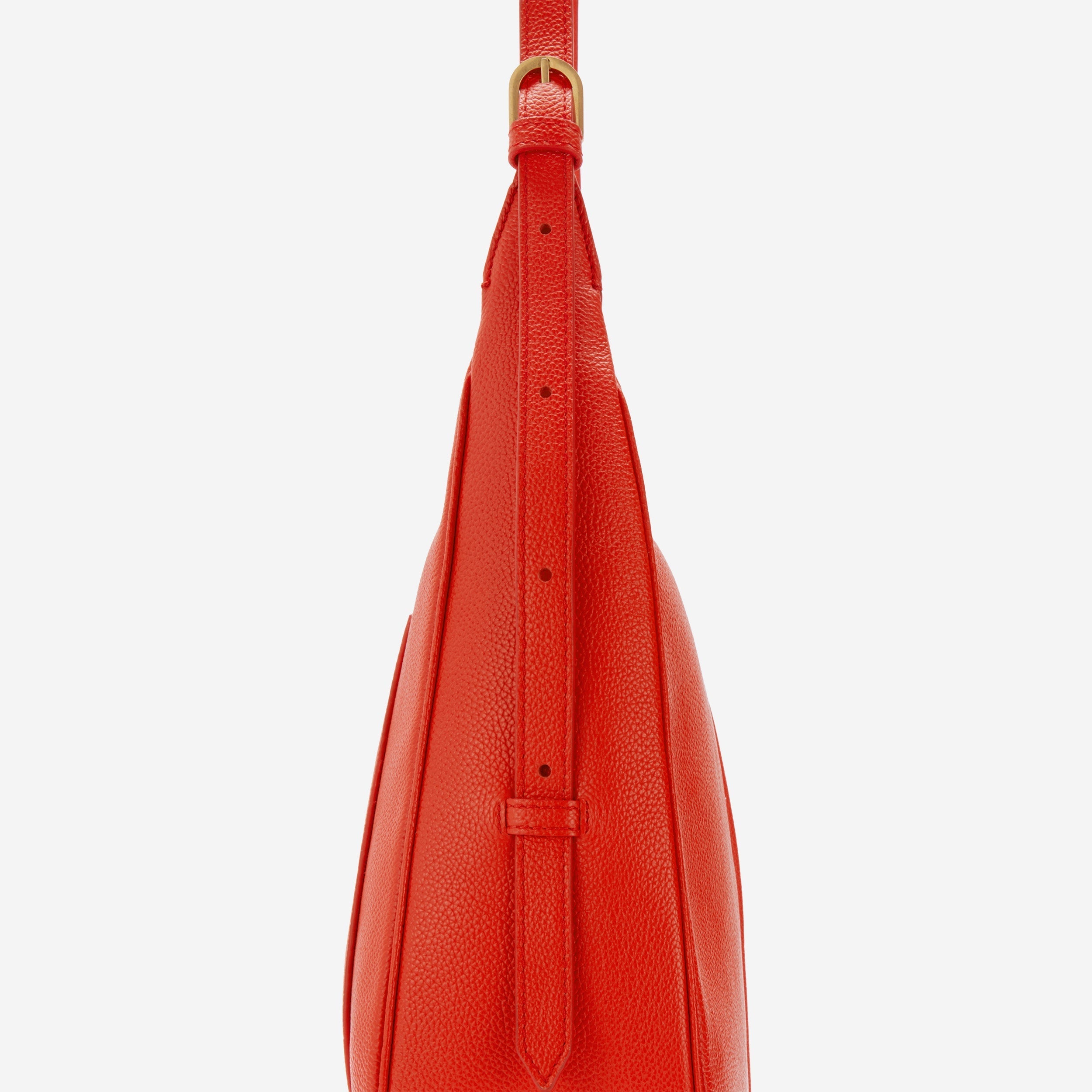 DeMellier The Siena Hobo poppy red small grain