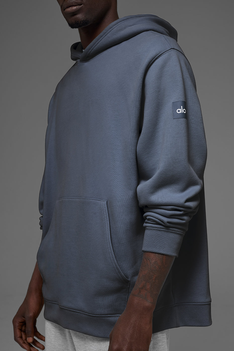 Alo Yoga Renown Heavy Weight Hoodie - Bluestone