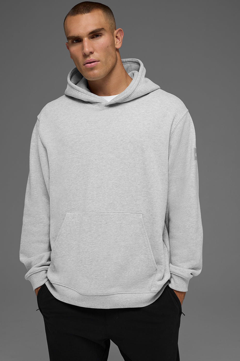 Alo Yoga Renown Heavy Weight Hoodie - Athletic Heather Grey