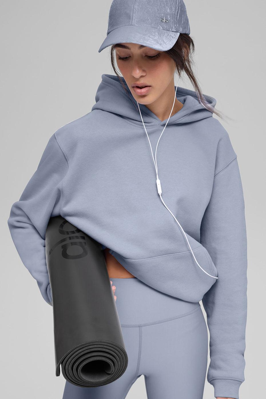 Alo Yoga Renown Heavy Weight Hoodie - Winter Frost