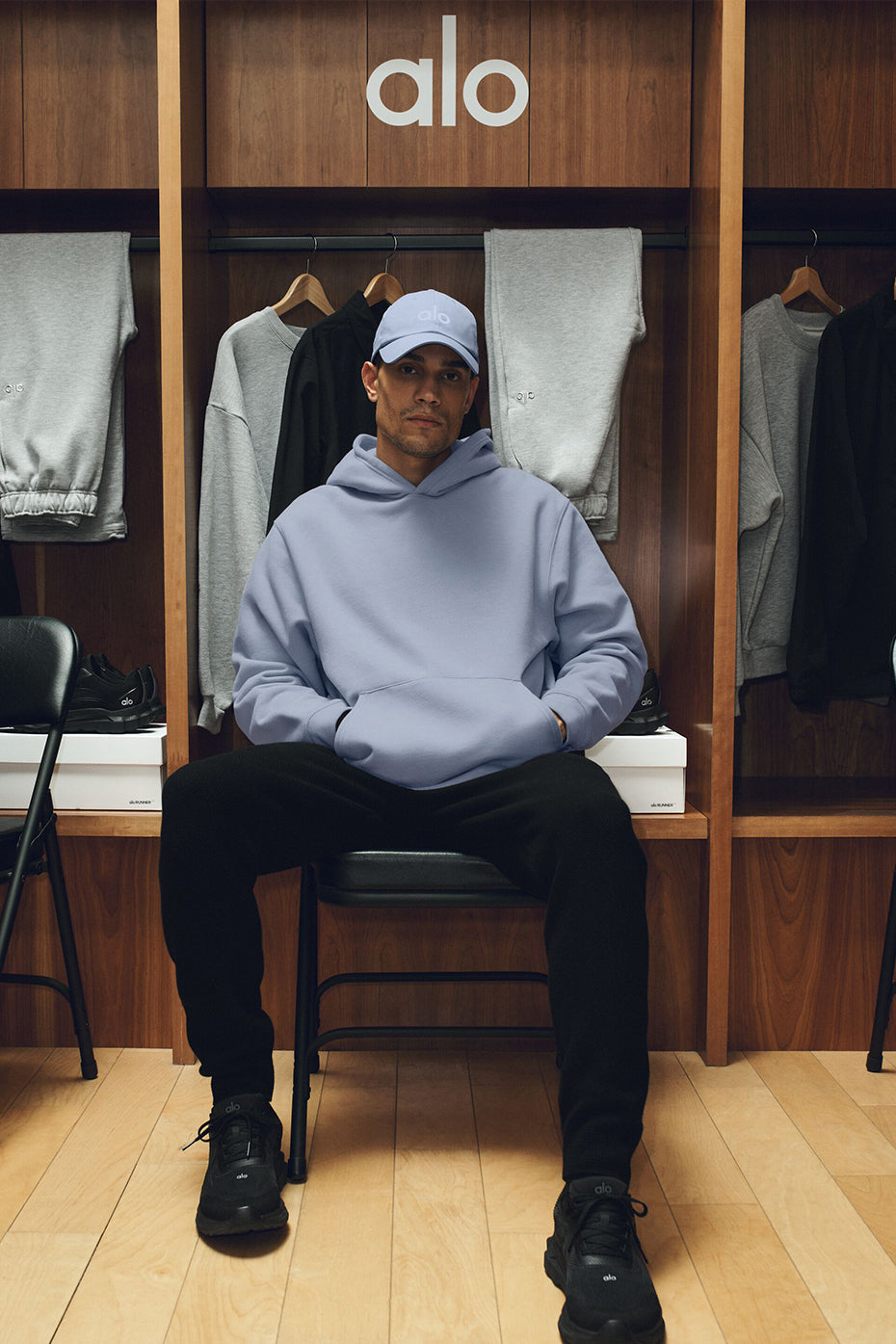 Alo Yoga Renown Heavy Weight Hoodie - Winter Frost