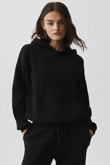 Alo Yoga Scholar Hooded Sweater - Black