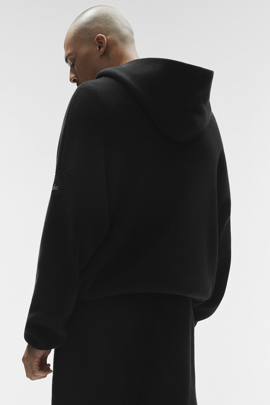 Alo Yoga Scholar Hooded Sweater - Black