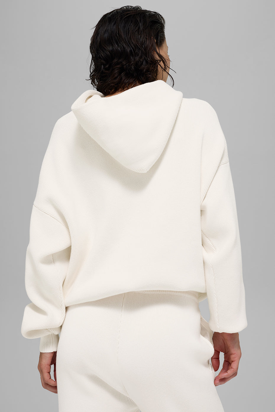 Alo Yoga Scholar Hooded Sweater - Ivory