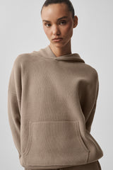 Alo Yoga Scholar Hooded Sweater - Gravel