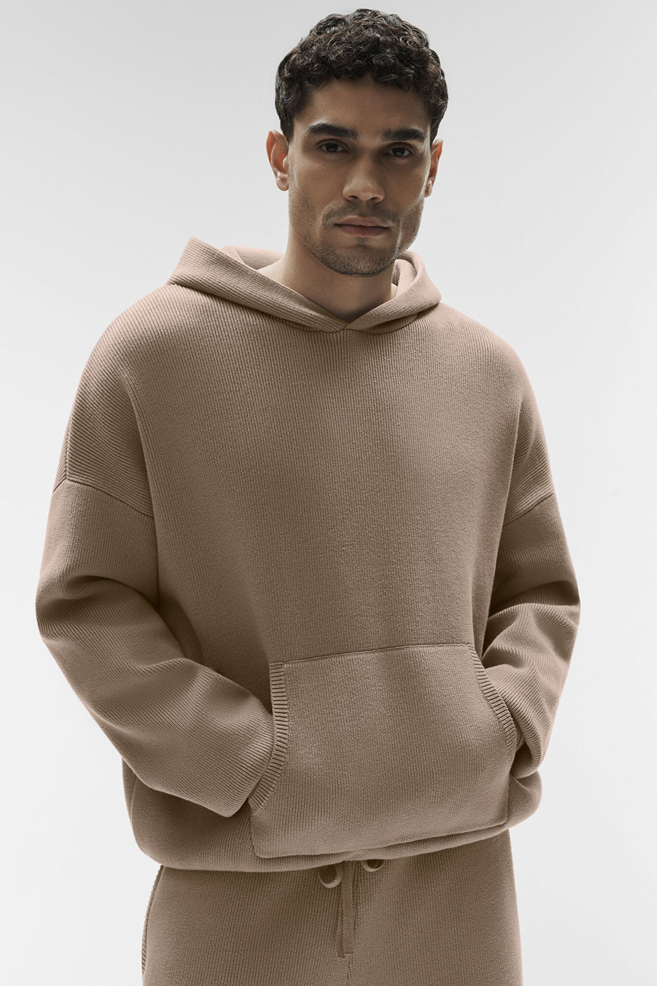 Alo Yoga Scholar Hooded Sweater - Gravel