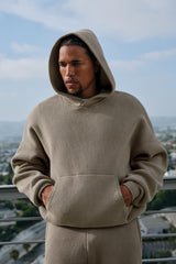 Alo Yoga Scholar Hooded Sweater - Light Cocoa