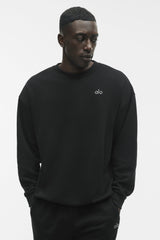 Alo Yoga Accolade Crew Neck Pullover - Black