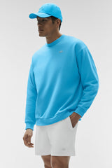 Alo Yoga Accolade Crew Neck Pullover - Azure Blue