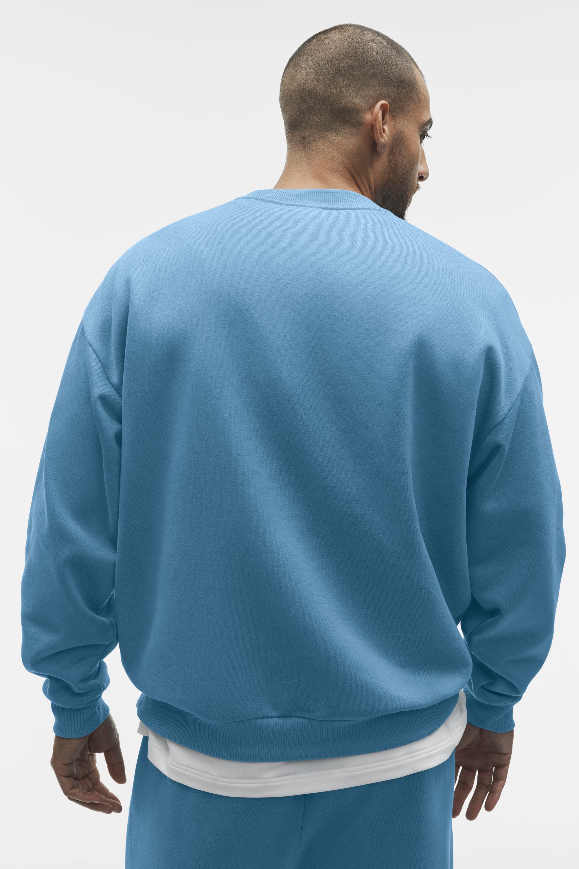 Alo Yoga Accolade Crew Neck Pullover - California Blue