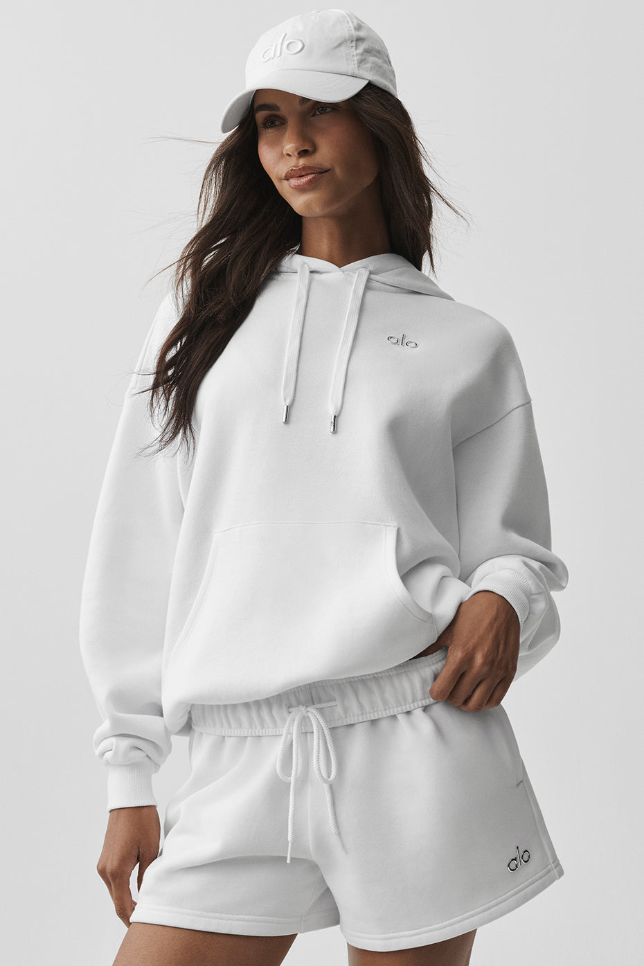 Alo Yoga Accolade Hoodie - White