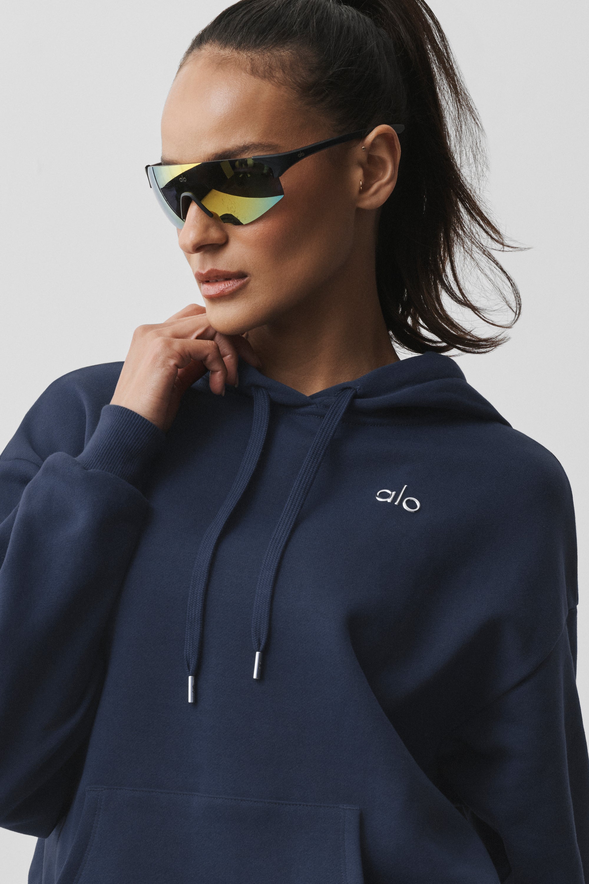 Alo Yoga Accolade Hoodie - Navy