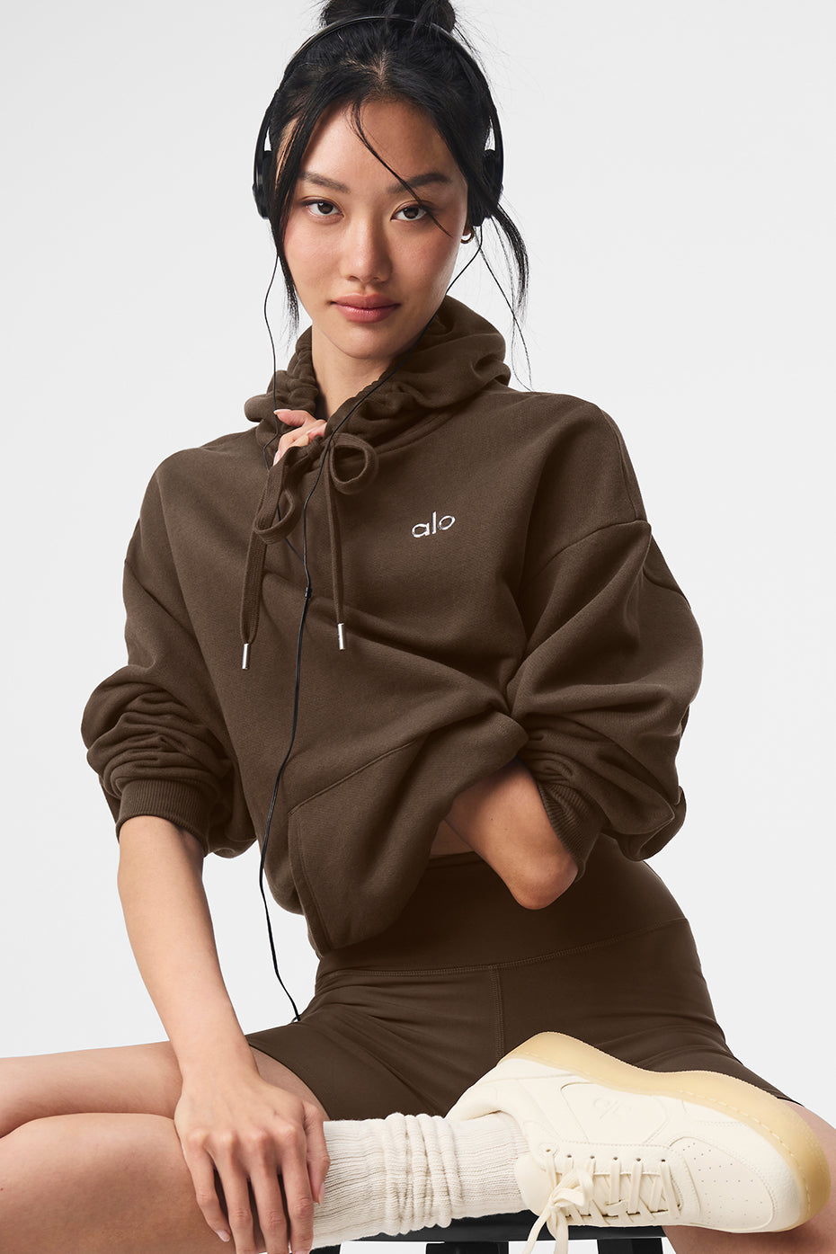 Alo Yoga Accolade Hoodie - Espresso