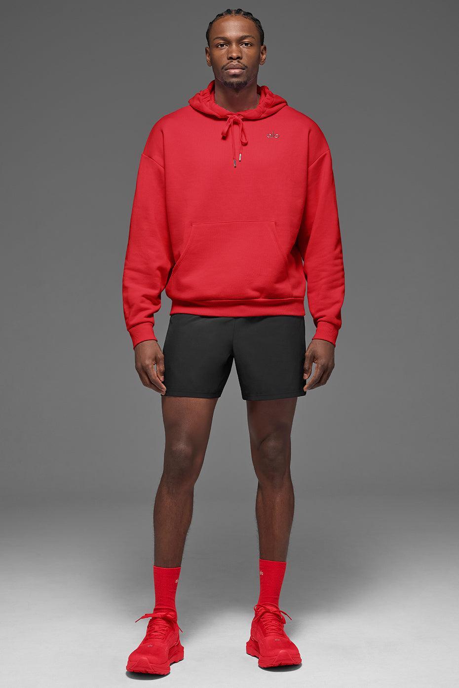 Alo Yoga Accolade Hoodie - Bright Red