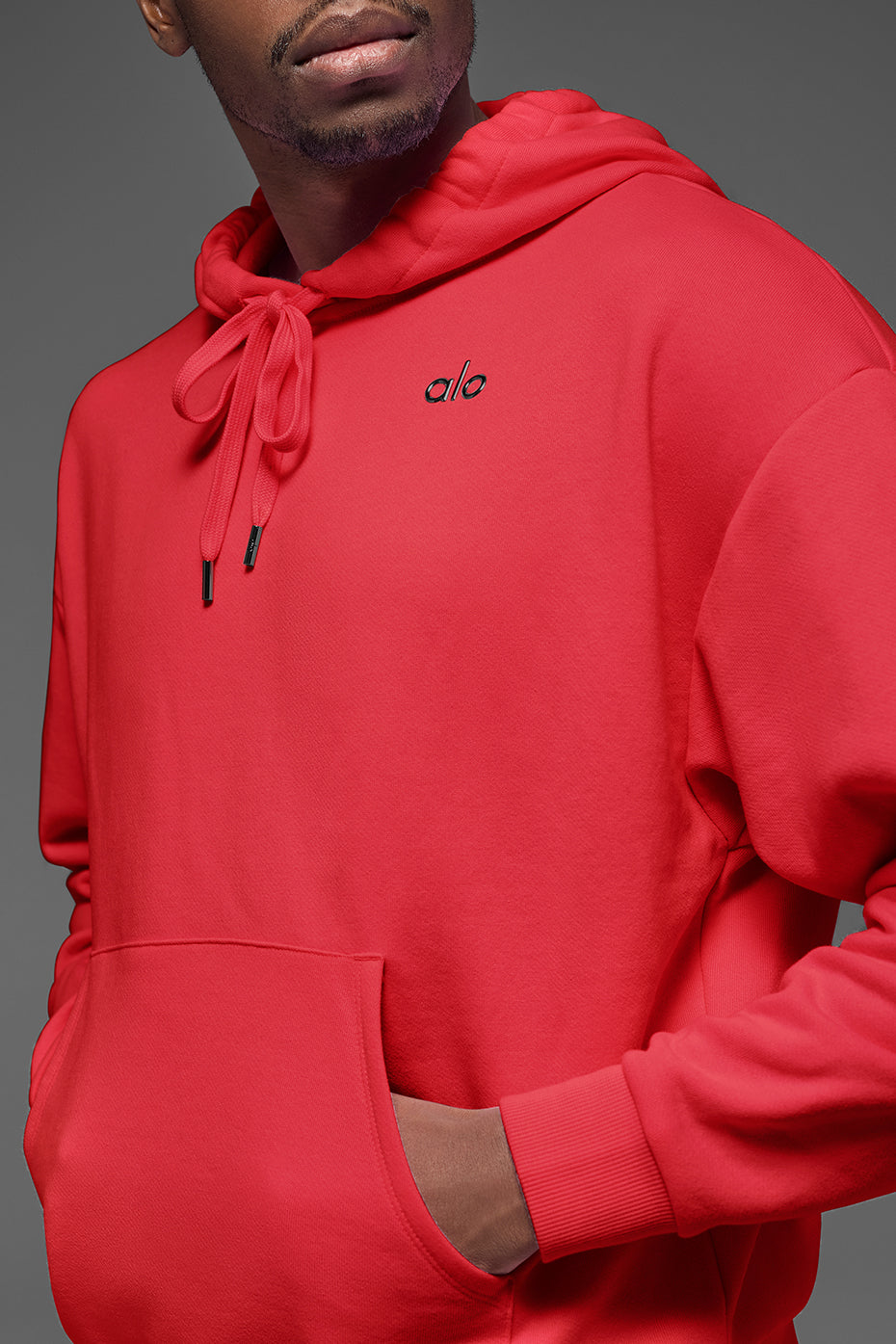 Alo Yoga Accolade Hoodie - Bright Red