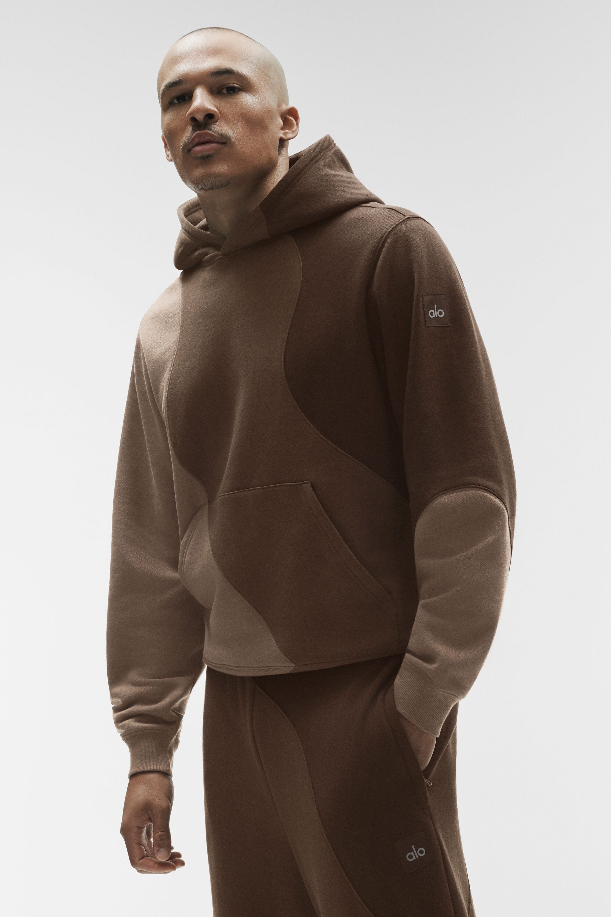 Alo Yoga Make Waves Hoodie - Espresso Tonal