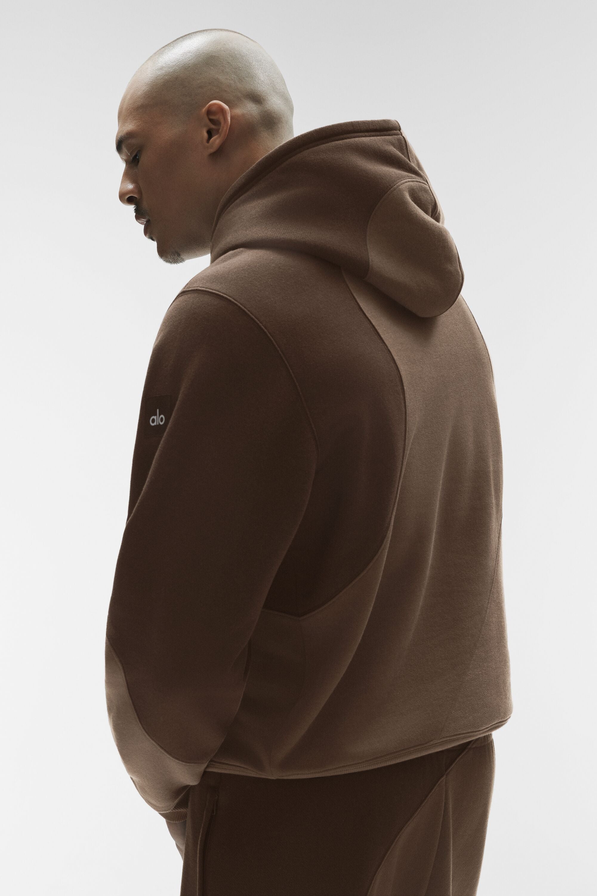 Alo Yoga Make Waves Hoodie - Espresso Tonal