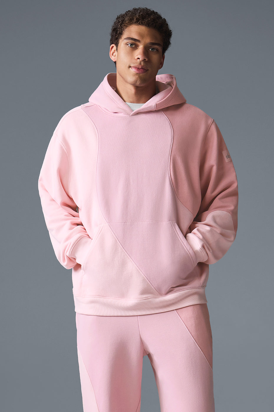 Alo Yoga Make Waves Hoodie - Sunset Pink Tonal