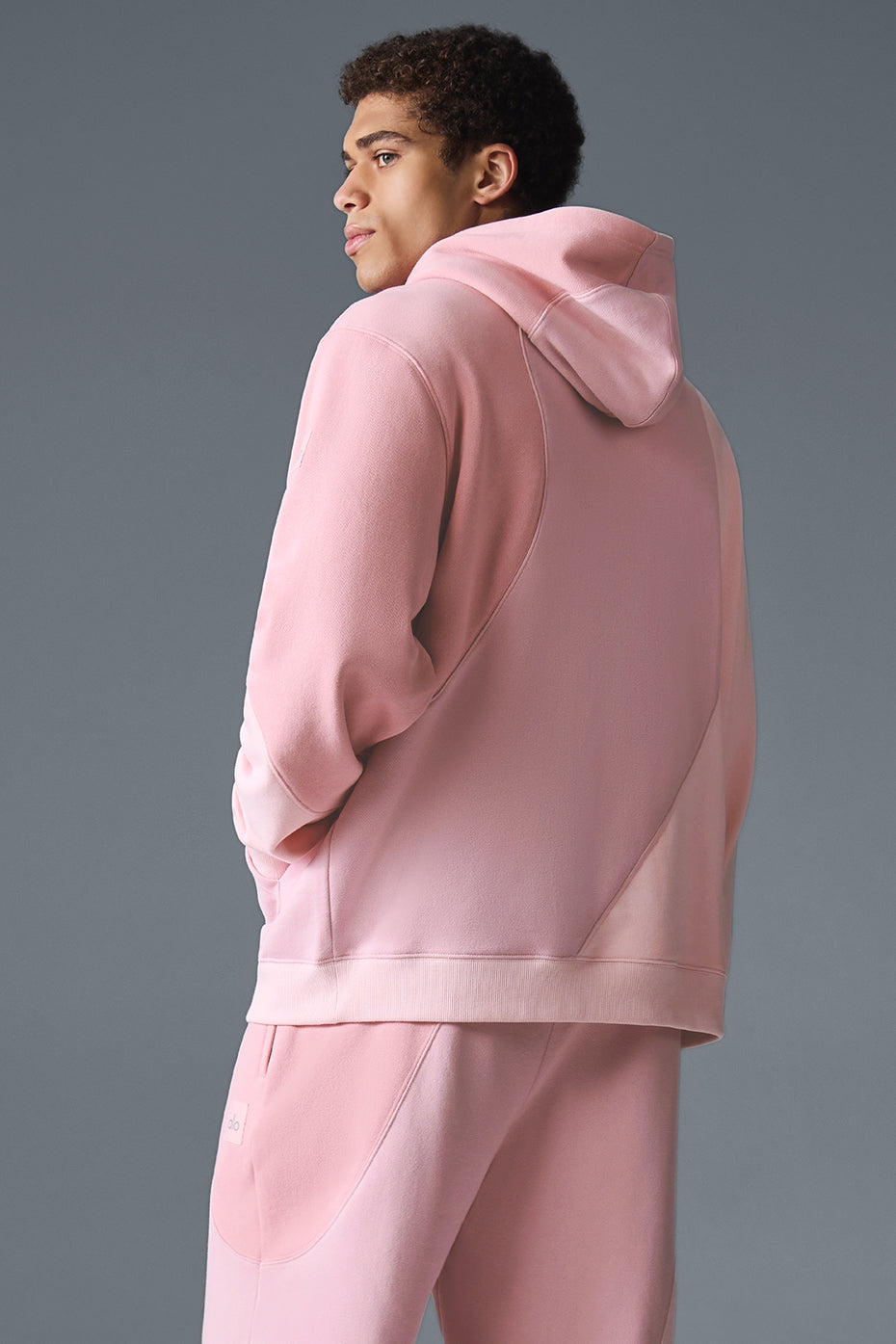 Alo Yoga Make Waves Hoodie - Sunset Pink Tonal