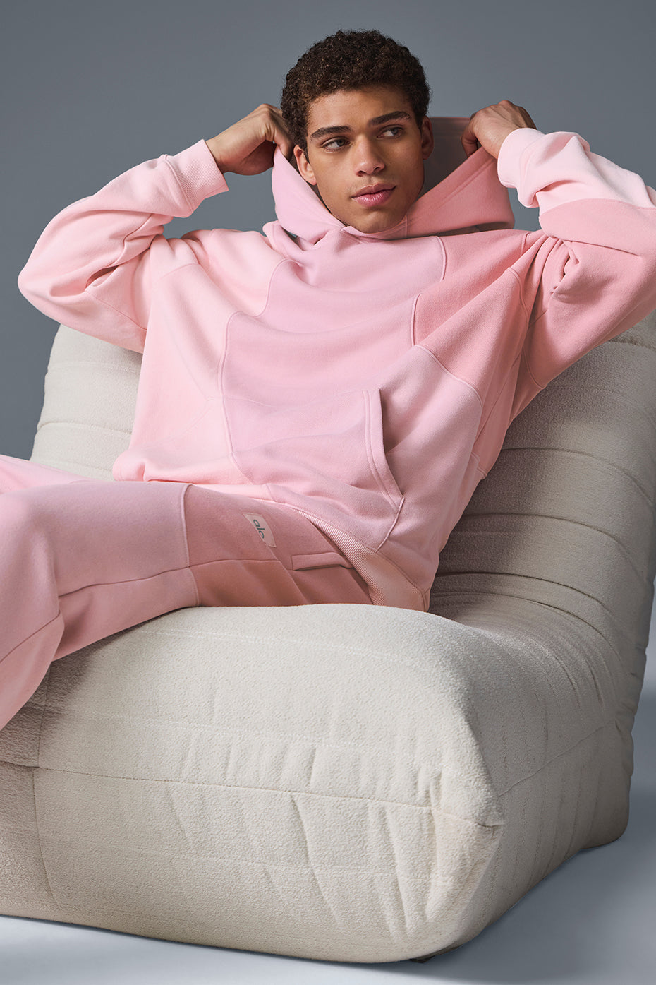 Alo Yoga Make Waves Hoodie - Sunset Pink Tonal