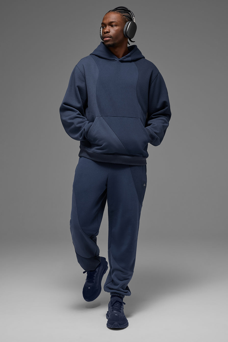 Alo Yoga Make Waves Hoodie - Navy Tonal