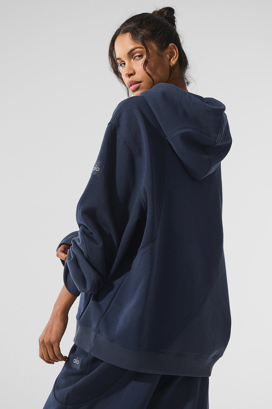 Alo Yoga Make Waves Hoodie - Navy Tonal