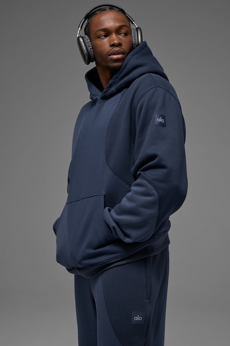 Alo Yoga Make Waves Hoodie - Navy Tonal