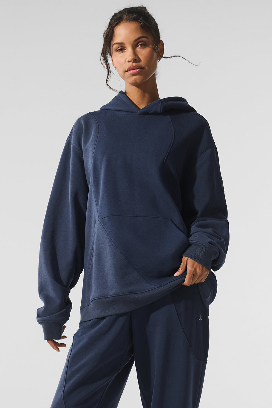 Alo Yoga Make Waves Hoodie - Navy Tonal