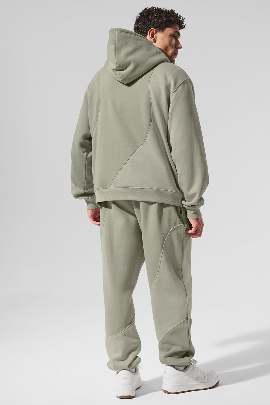 Alo Yoga Make Waves Hoodie - Limestone Tonal
