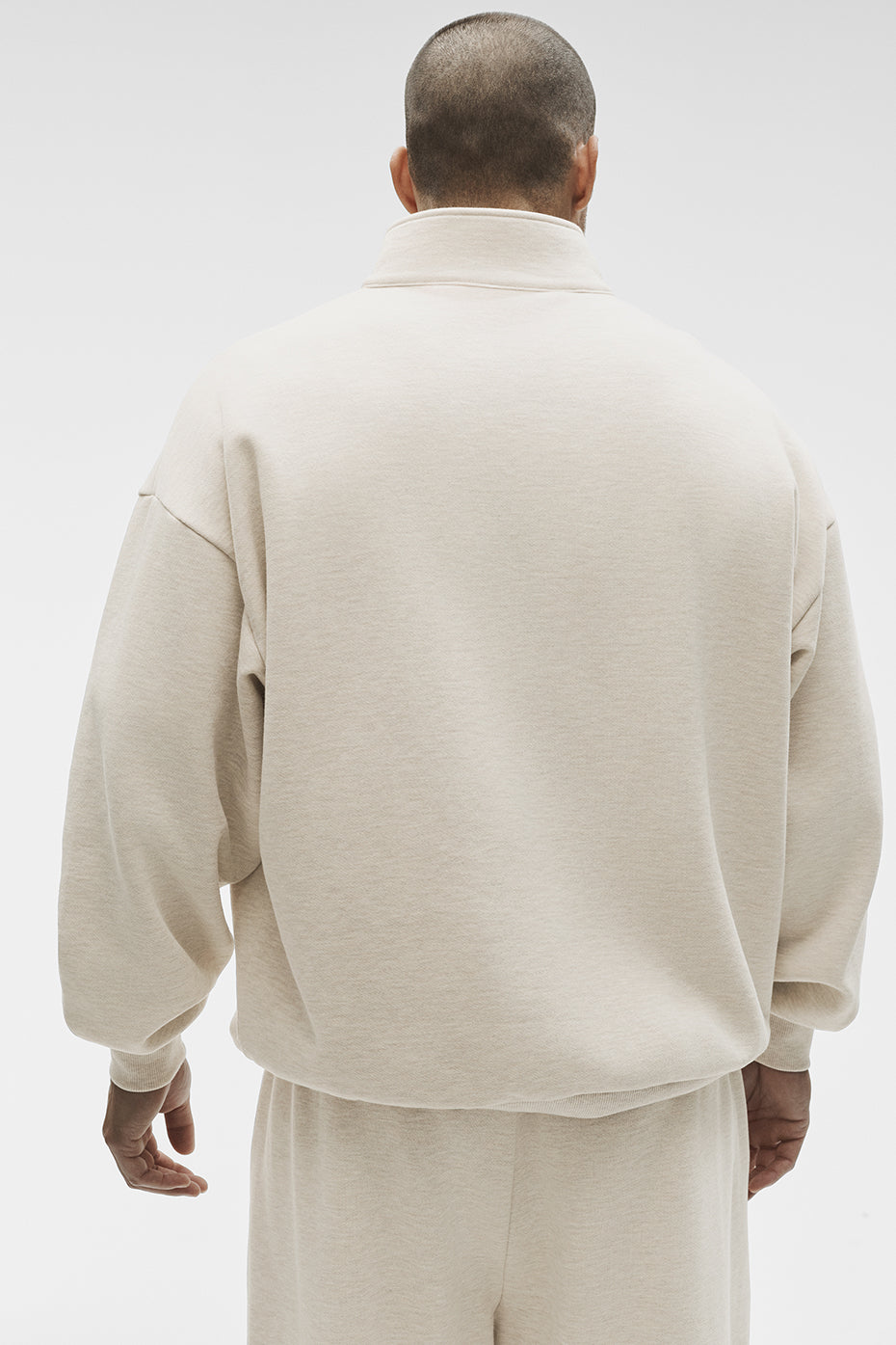 Alo Yoga Accolade 1/4 Zip Pullover - Oatmeal Heather