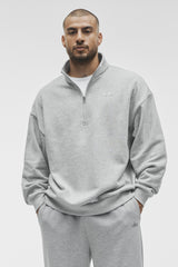 Alo Yoga Accolade 1/4 Zip Pullover - Athletic Heather Grey