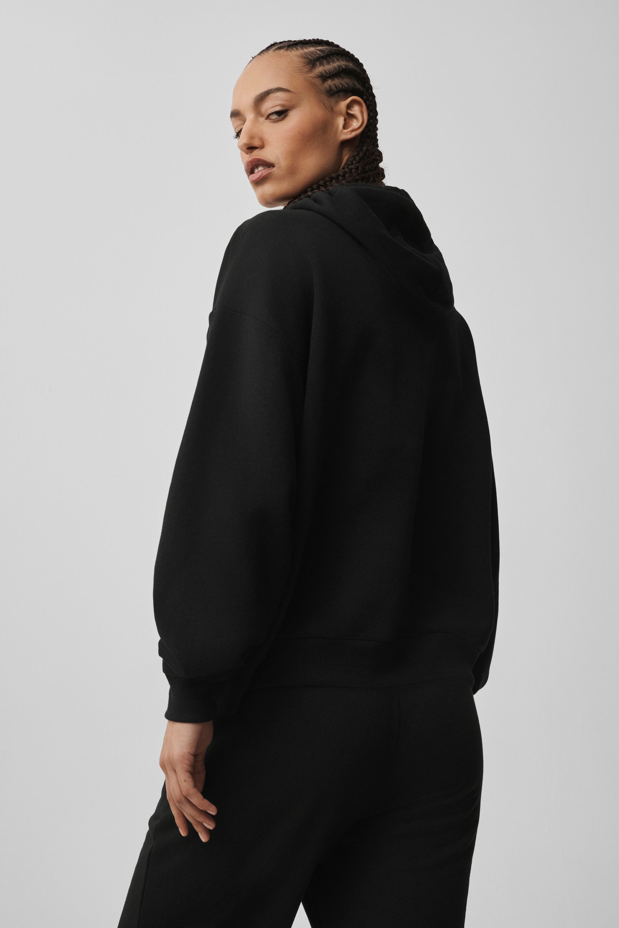 Alo Yoga Accolade Full Zip Hoodie - Black