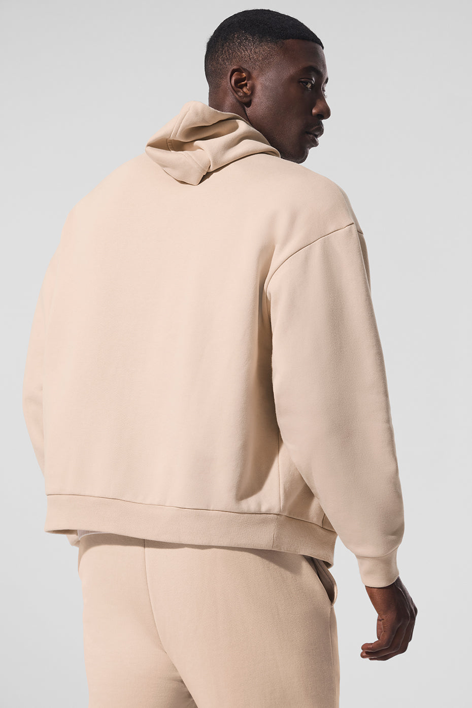 Alo Yoga Accolade Full Zip Hoodie - Macadamia
