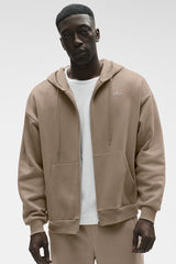 Alo Yoga Accolade Full Zip Hoodie - Gravel