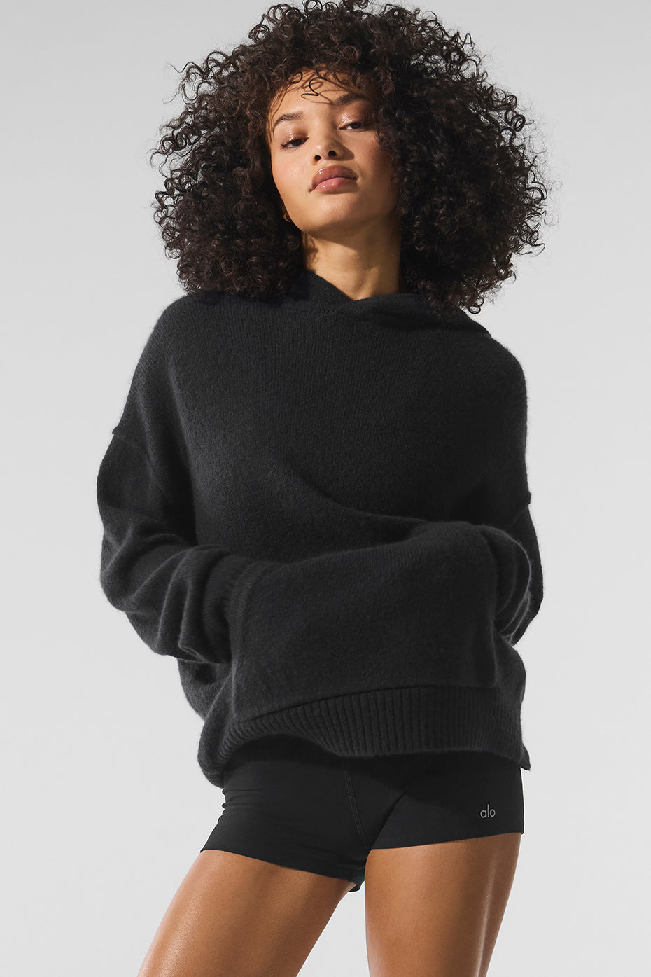 Alo Yoga Wool Cashmere New Class Hoodie - Black