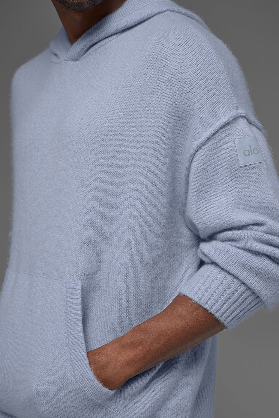 Alo Yoga Wool Cashmere New Class Hoodie - Winter Frost
